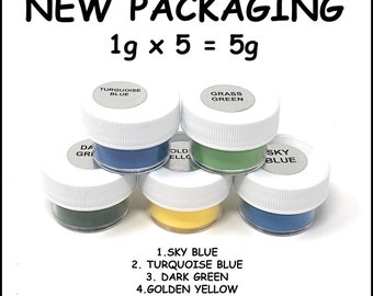 THERMOCHROMIC Temperature Activated PIGMENT that changes at 88'F (31'C) - Great for making color-changing slime, Nail Polish, and More