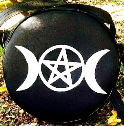 Triluna Pentagram Round Bag - Etsy