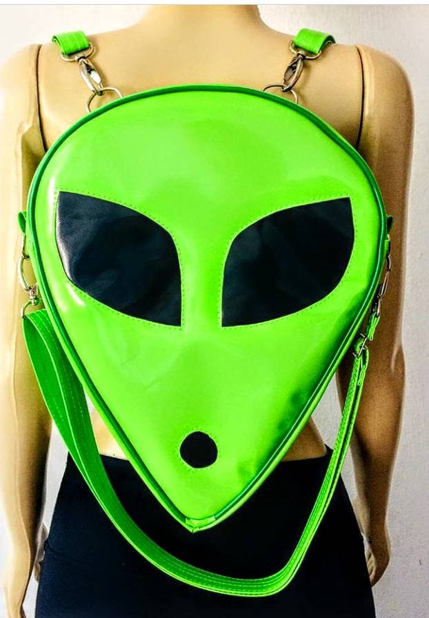 alien head backpack