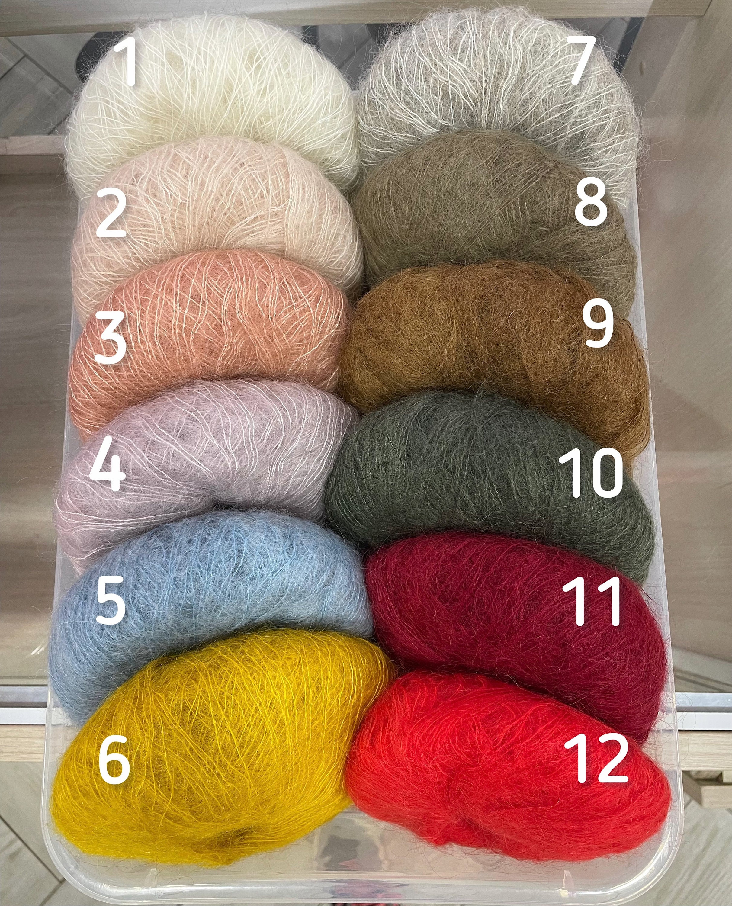 Knit Mohair Sweater, Loose Knit Sweater, Balloon Sleeves
