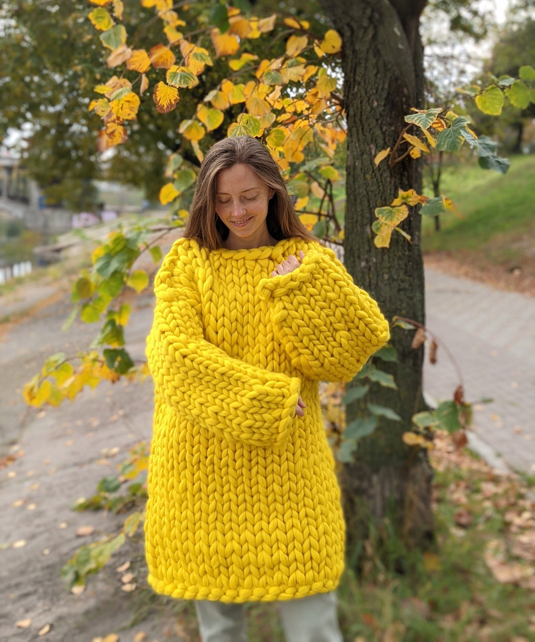 Sweater Dress, Merino Wool Sweater, Knit Dress, Wool Dress, Hand Knit