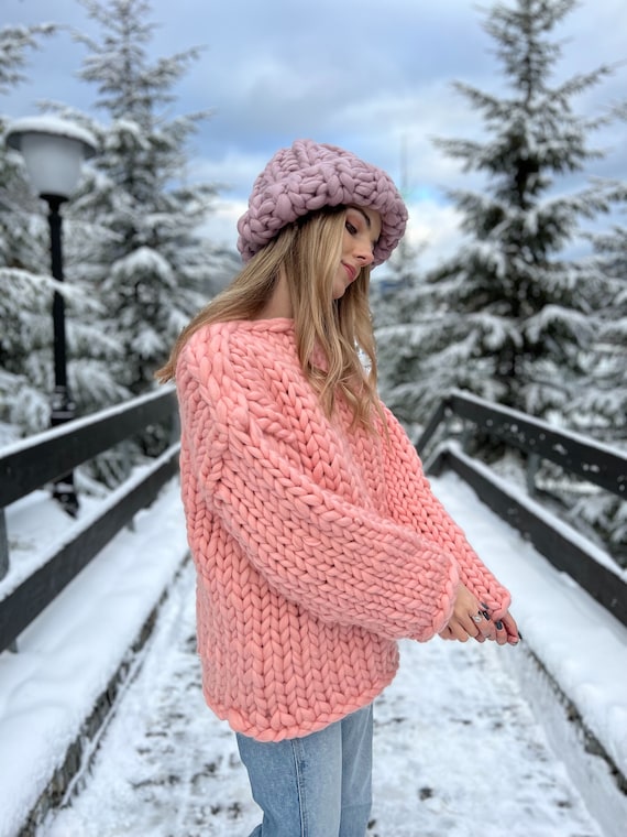 トップス O project Loose Fit Chunky Crew Knit O project “LOOSE FIT CHUNKY CREW” Mens Sweater Knitting Pattern