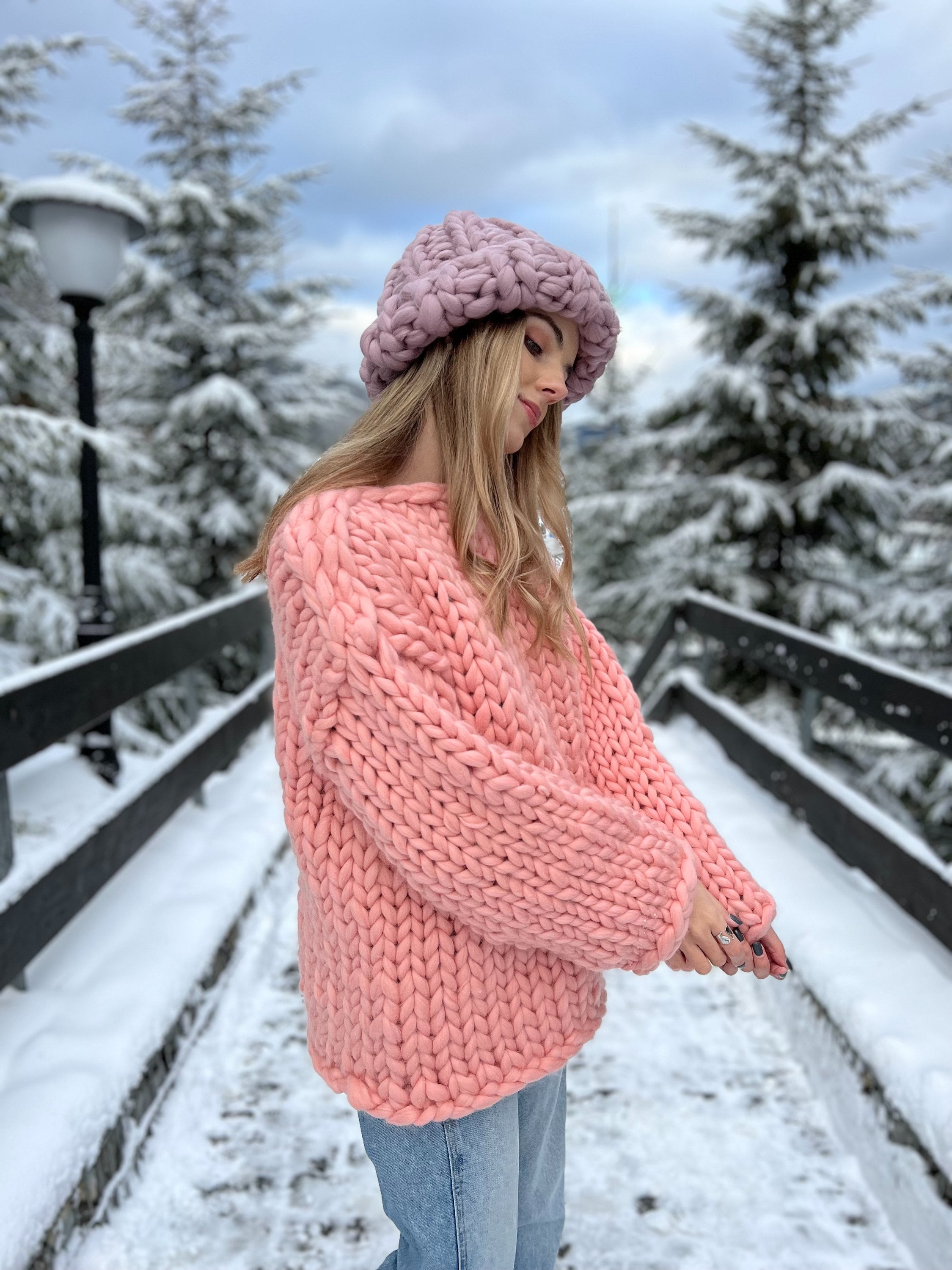 【ヴァージンウール】Miami 手編みのセーター Miami マイアミ バージンウールハンドニット ヴァージンウール】Miami