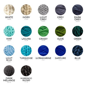 Chunky knit blanket, merino wool blanket, hand knit blanket, weighted blanket, knit throw blanket, teenage girl gifts, unusual gifts, image 10