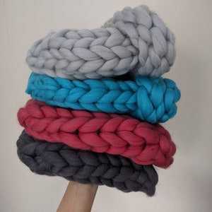 Women's wool knit hat, Winter hat, Helsinki Hat, Knit Hat, Super chunky beanie, Chunky knit, Merino wool, Good mood, Best price,Smiling eyes image 8