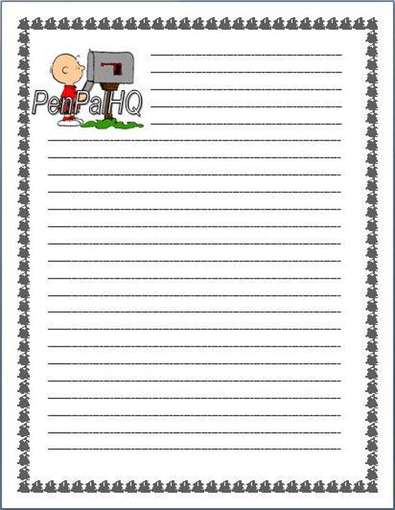 Charlie Brown Printable Stationery Sheet, Electronic Obtain, Immediate Obtain, Protected Stationery, Snail Send out, Pen Mate Letter Creating, PDF photograph relating to Lined Stationery Printable called Charlie Brown Printable Stationery Sheet, Electronic Obtain, Prompt Obtain, Coated Stationery, Snail Send out, Pen Good friend Letter Producing, PDF