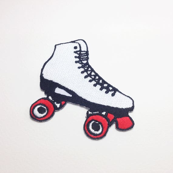 Items similar to Skate patch Roller skate iron on patch on Etsy