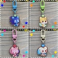 Sonic, Tails, Amy and Cream Chao Plush Acrylic Charm / Keychain