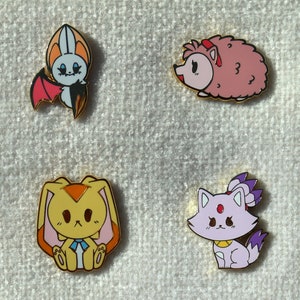 Sonic Girls Pin Vol. 1: Rouge, Amy, Cream, Blaze