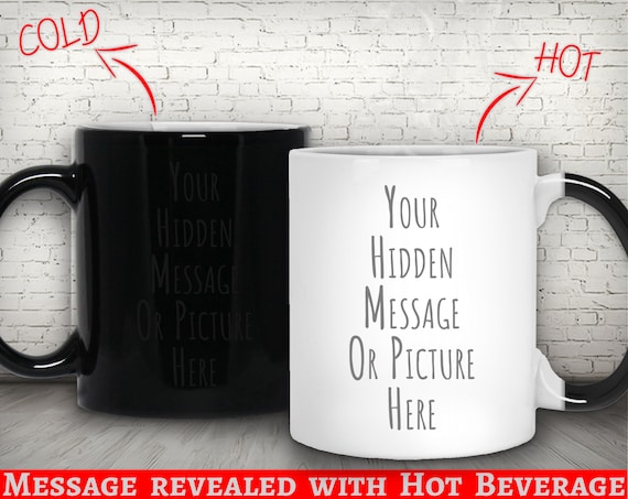 Custom mugs and Personalized mugs 14oz Color Changing Mug Heat