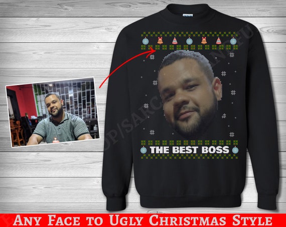 custom face sweater