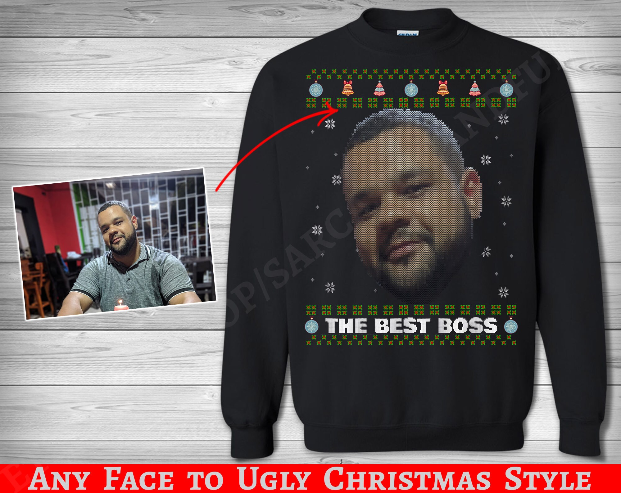 christmas sweater personalized