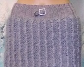 Super mini skirt of thick mohair handmade fluffy grey skirt sexy skirt Mohair skirt Handmade skirt of mohair Angora Melange skirt