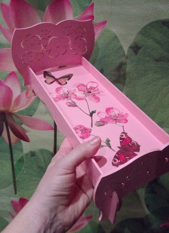 wooden barbie bed