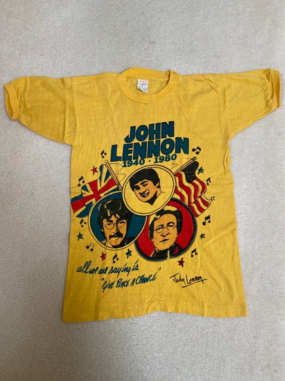 John Lennon Memorial Authentic Vintage 1940-1980~C