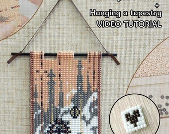 Basic Square Stitch + Hanging a tapestry Video Tutorial