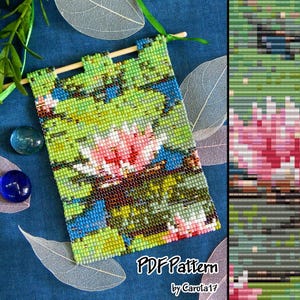 Lotus beaded Picture PDF Pattern
