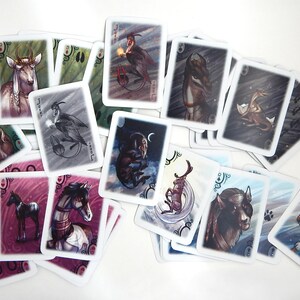 Baralho de cartas de jogar fantasia "Dareedor", cartas exclusivas, cartas de lembrança colecionáveis, coleção de jogos do mundo da fantasia
