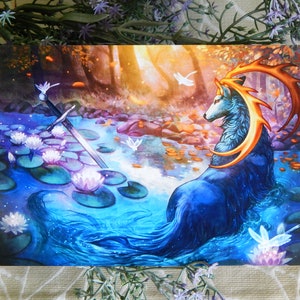 Pocztówka A6 Rysunki mojego autora Fantazja Część 1 puste pocztówki fantasy prezenty rocznicowe fantastyczne zwierzęta Świat magii