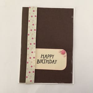 Cartão Feito à Mão - Feliz Aniversário