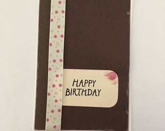 Handmade Card - Happy Birthday