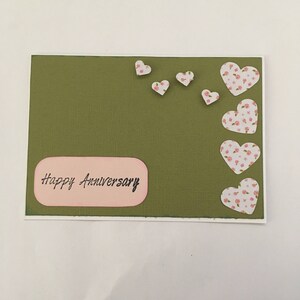 Tarjeta hecha a mano - Feliz Aniversario