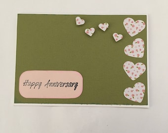 Handmade Card - Happy Anniversary