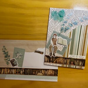 Cartes et enveloppes décorées faites main - Academia