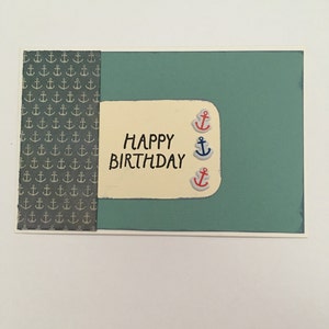 Cartão Feito à Mão - Feliz Aniversário