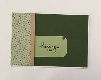Handmade Card - Thinking of You