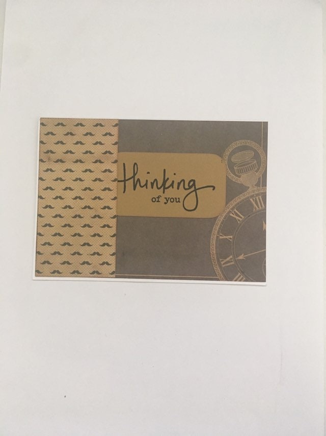 Handmade Card - Thinking of You - Etsy