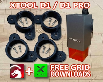 XTool D1 / D1 Pro Laser Feet Guide