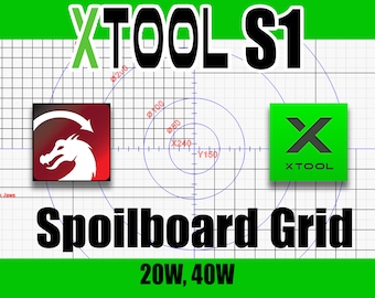 xTool S1 Grid /Lightburn/xTool Creative Space Files (Digital Download)