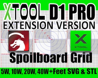 xTool D1 Pro/D1 Extension Kit | Doubles The Work Space - Red