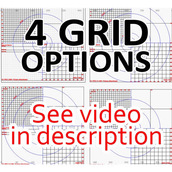 Xtool D1 Pro Grid/feet/lightburn/xtool Creative Space Files