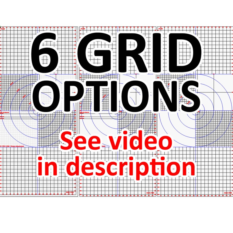 xTool D1 Pro EXTENSION Grid/Feet/Lightburn/xTool Creative Space Files (Digital Download) image 2