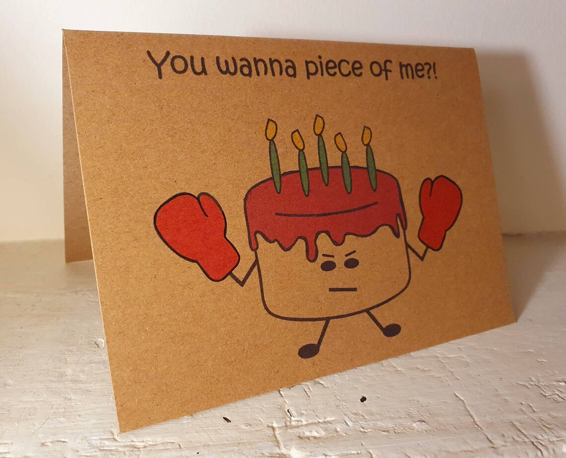 Handmade Funny Birthday Card Unique Silly Card Funny - Etsy UK