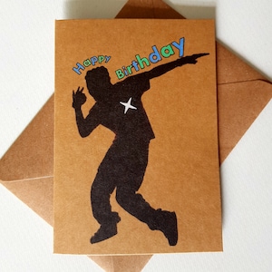 Teenage Birthday Card - Cool Happy Birthday Card - Adolescent - Coloré - Partie - Carte de Danse