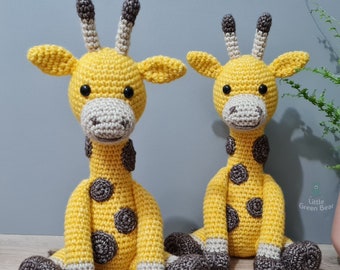 Geoff the Giraffe Crochet Pattern, Amigurumi (PDF in US & UK Terms)