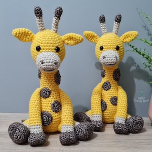 Giraffe Crochet Pattern - Geoff the Giraffe Pattern - PDF in US and UK Terms - Giraffe Toy Crochet Pattern