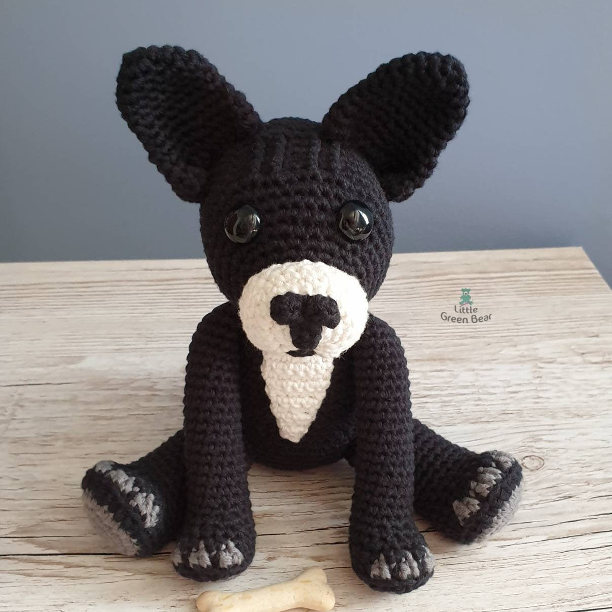 PDF French Bulldog Crochet Pattern Franky the French Bulldog Etsy
