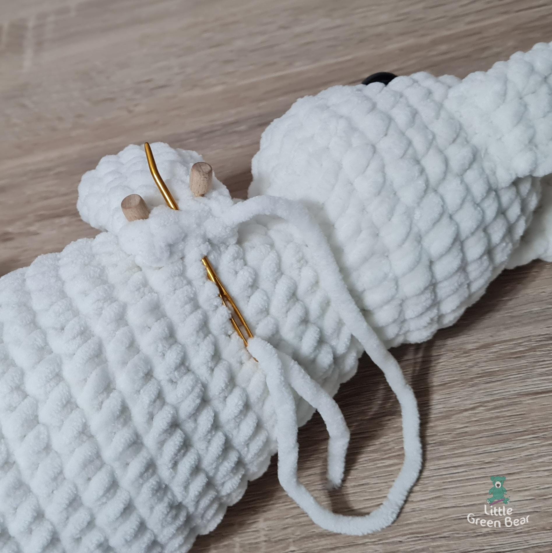 Beryl the Bunny Crochet Pattern (PDF in US and UK Terms) Plush Rabbit ...