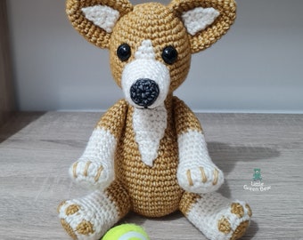 Corgi Crochet Pattern - Cerys the Corgi Pattern - PDF in US and UK Terms - Dog Toy Crochet Pattern