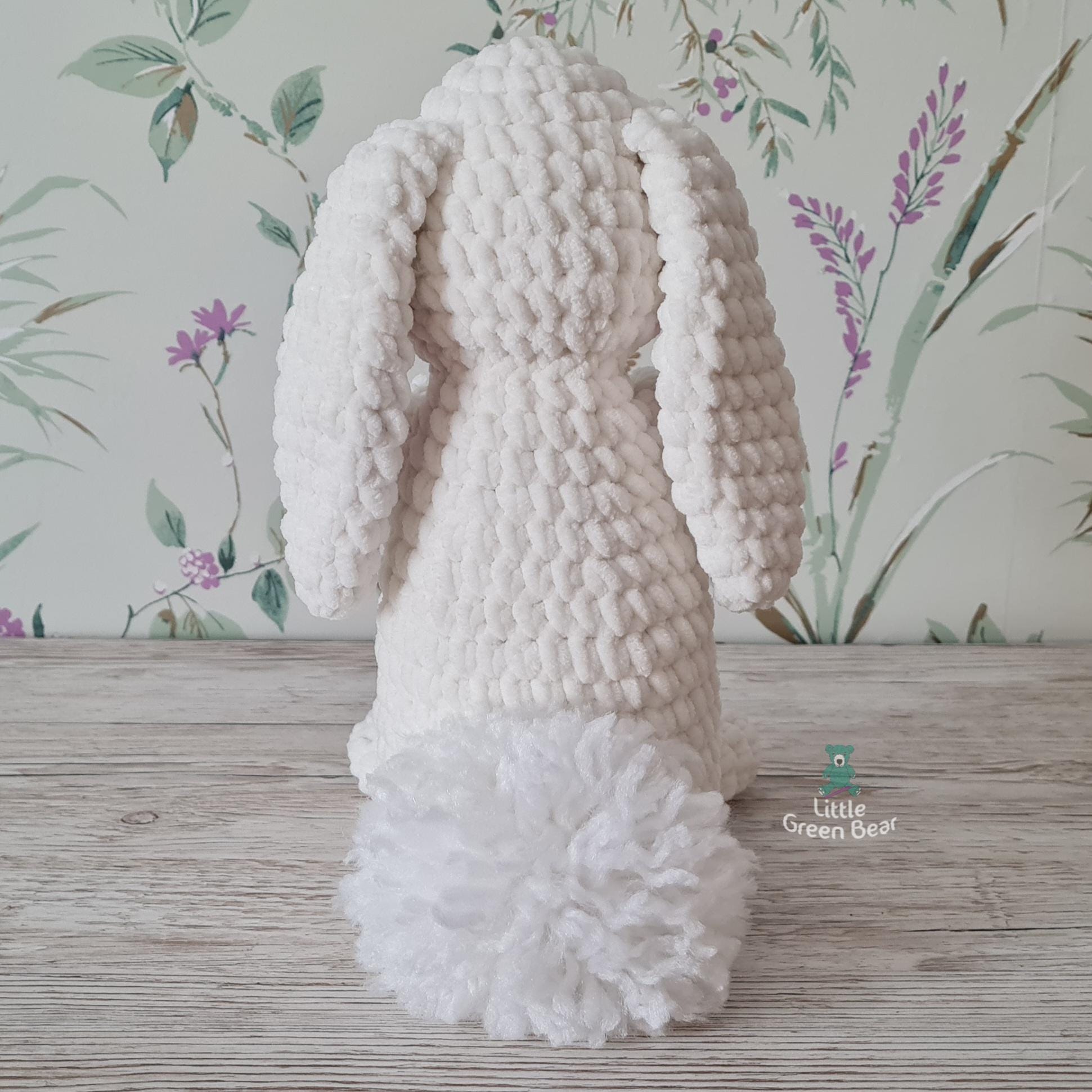 Beryl the Bunny Crochet Pattern (PDF in US and UK Terms) Plush Rabbit ...