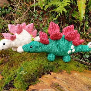 Stegosaurus Crochet Pattern Stan the Stegosaurus Pattern PDF in US and UK Terms Dinosaur Toy Crochet Pattern image 9