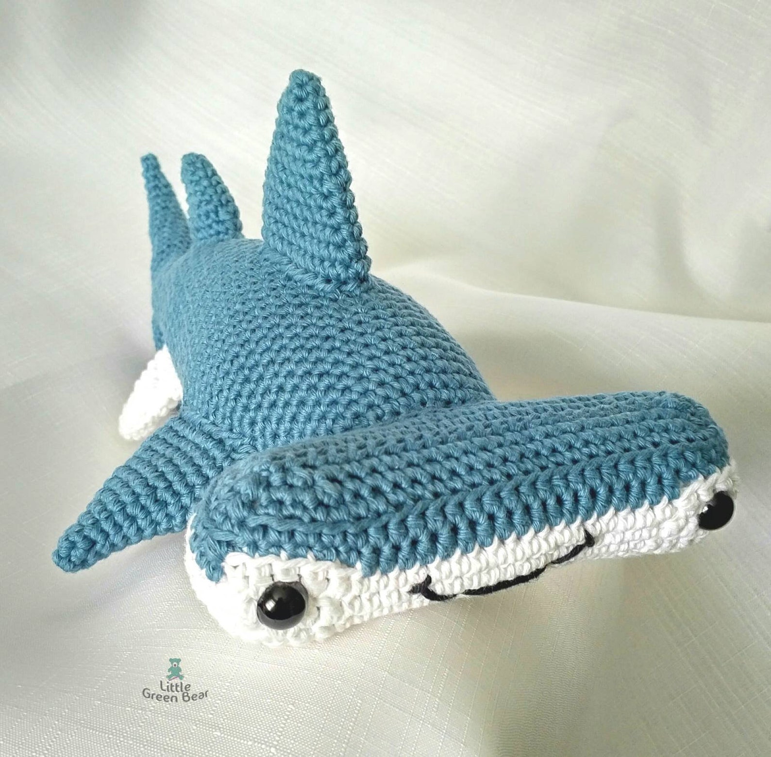 PDF Hammerhead Shark Crochet Pattern Hank the Hammerhead Etsy