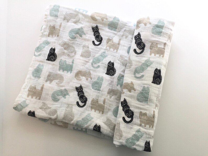 Cat Baby Onesie Cat Swaddle Blanket Set NEWBORN Etsy
