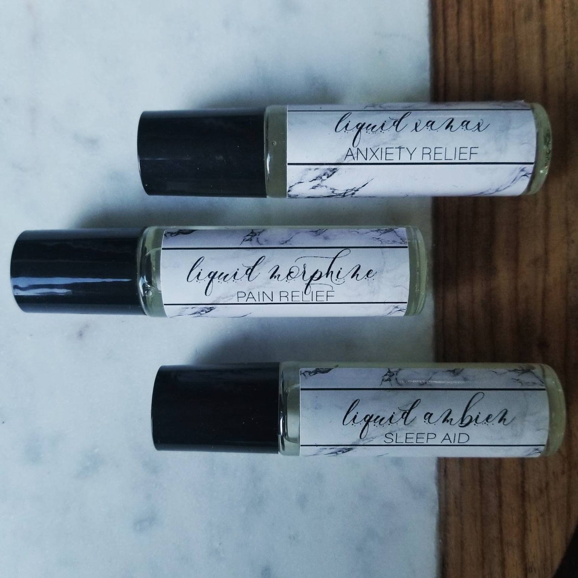Liquid Xanax // Anxiety Relief Essential Oil Roller Ball Blend Etsy