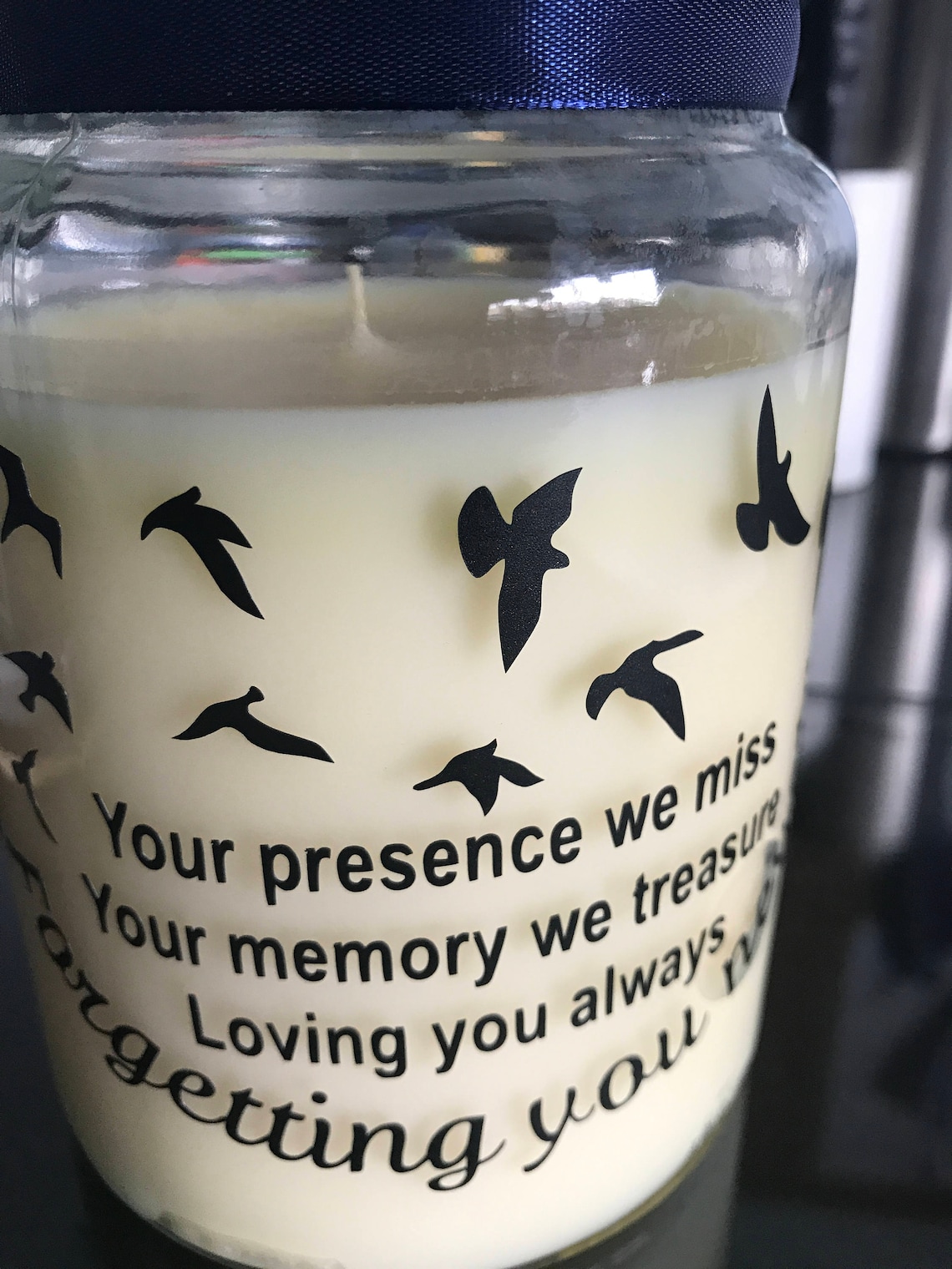 In Loving memory. scented candle remembrance candle Etsy