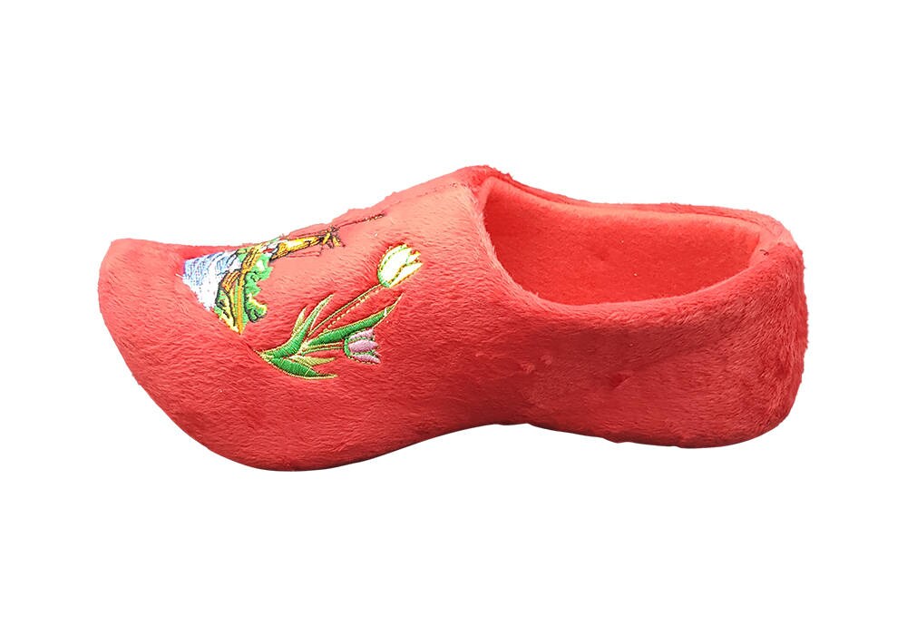 Original Dutch Slippers Red - Etsy